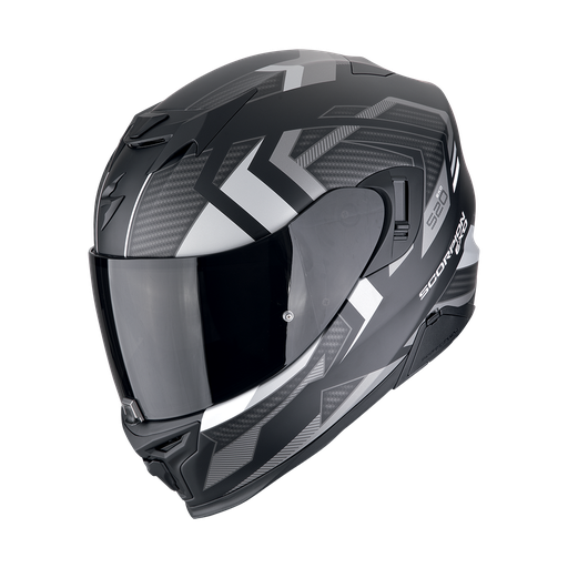 Casco Scorpion Integral Exo-520 Evo Air Sensus Negro Mate-Plata