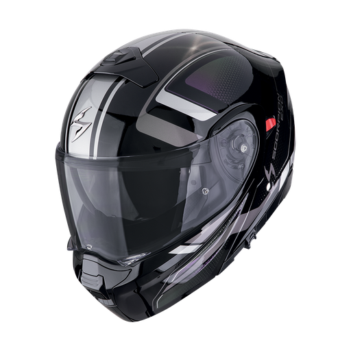 Casco Scorpion Modular Exo-930 Evo Ardens Camaleón negro