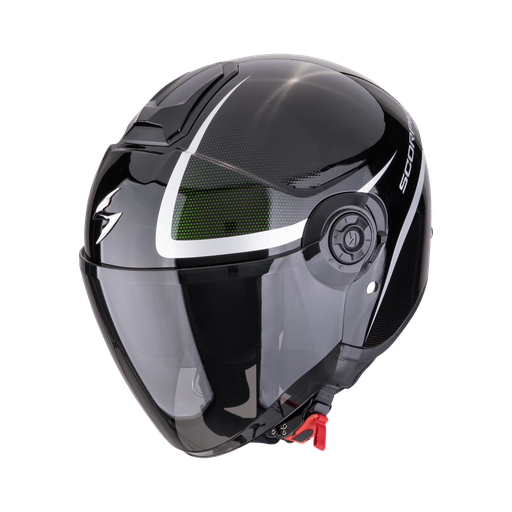 Casco Scorpion Jet Exo-City Ii Intercity Camaleón negro