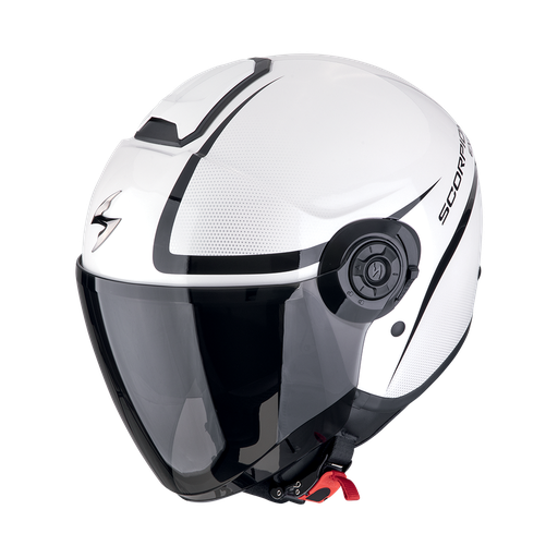 Casco Scorpion Jet Exo-City Ii Intercity Blanco-Negro
