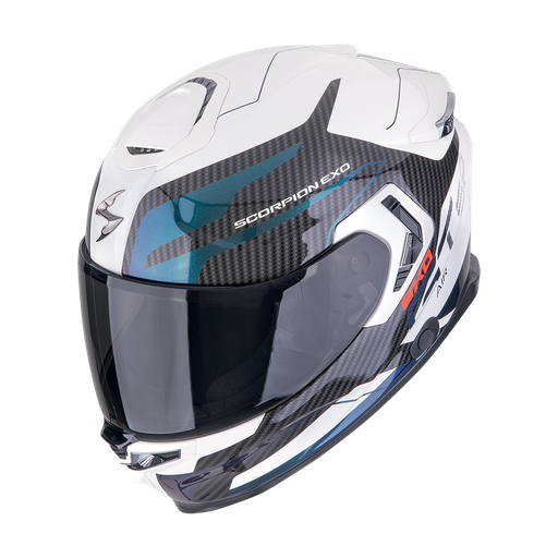 Casco Scorpion Integral Exo-Gt Sp Air Flex Camaleón blanco