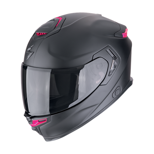 Casco Scorpion Integral Exo-Gt Sp Air Solid Negro Mate-Rosa