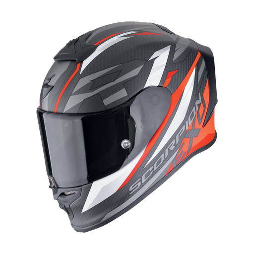Casco Scorpion Integral Exo-R1 Evo Onyx Carbon Air Runner Negro Mate-Rojo