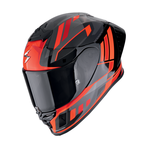Casco Scorpion Integral Exo-R1 Evo Ii Air Vital Negro-Plata-Rojo