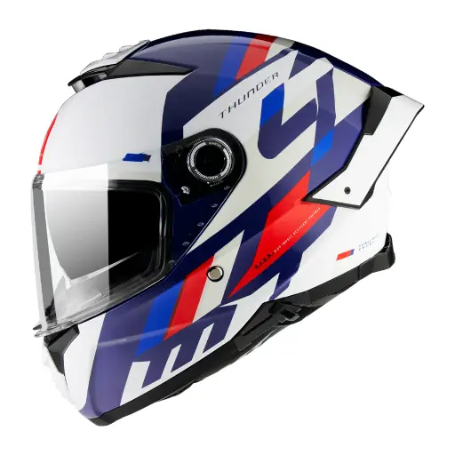 Casco MT FF118SV THUNDER 4 SV ERGO C7 Azul Perla Brillo