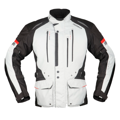 Modeka Striker II Jacket Light Gray/Black