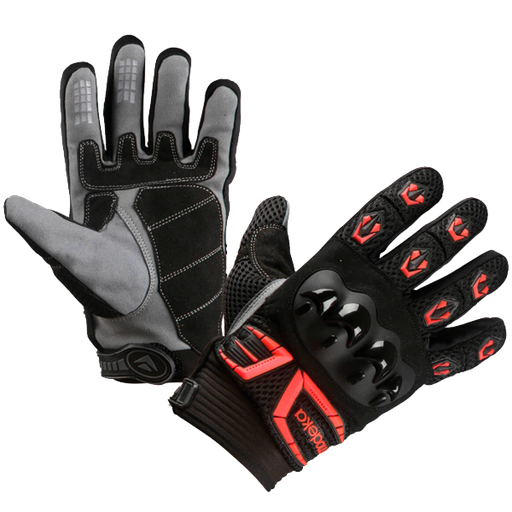 Guantes Modeka MX Top Negro/Rojo