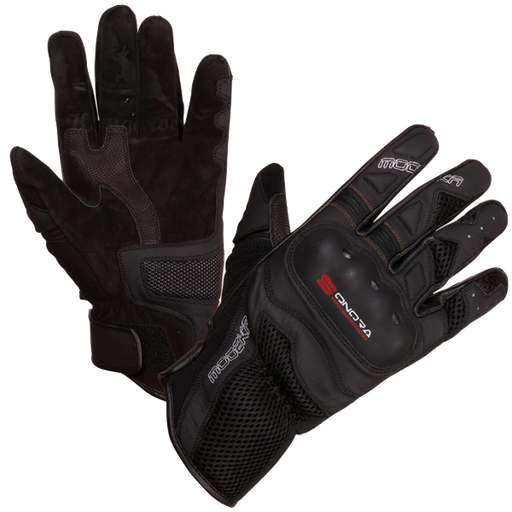 Guantes Modeka Sonora Negro/Rojo