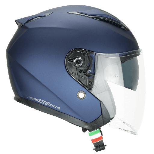 Casco jet CGM 136A DNA MONO Azul satinado