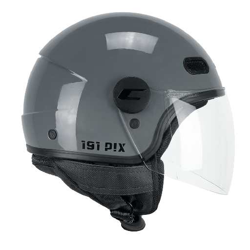 Casco jet CGM 191A PIX MONO Gris largo