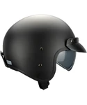 Casco Jet fibra Hebo Bolita negro mate