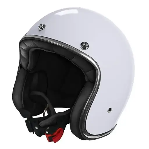 Casco Jet Stormer Quartz blanco perla