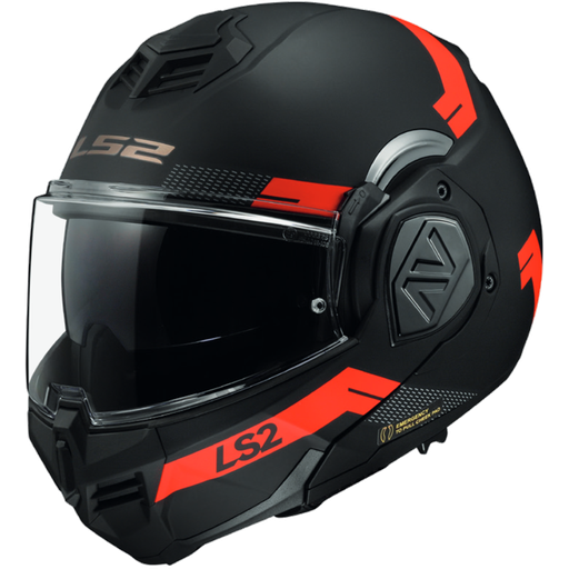 Casco LS2 FF906 ADVANT BEND negro mate rojo