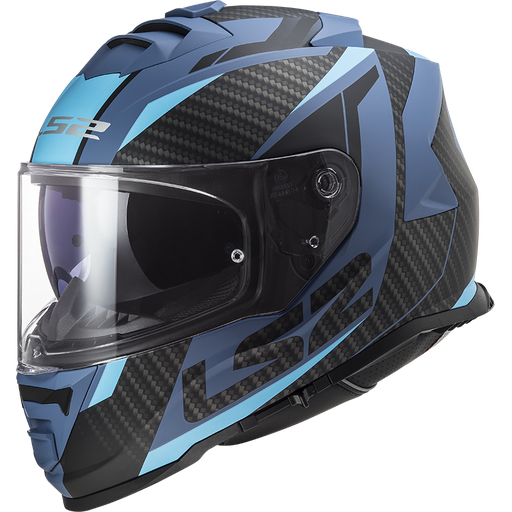 Casco LS2 FF800 STORM II RACER azul mate
