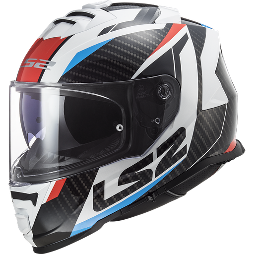 Casco LS2 FF800 STORM II RACER rojo azul
