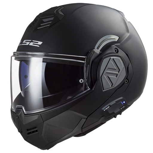 Casco LS2 FF906 ADVANT SOLID negro mate con LS2-4X UCS
