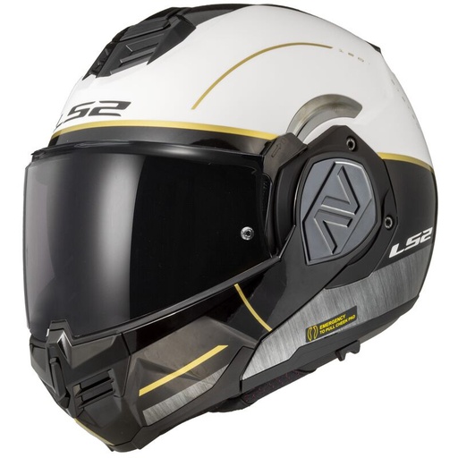 [569063612] Casco LS2 FF906 ADVANT IRON blanco negro jeans mate