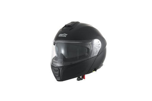 Casco Modular Unik Neptune DV negro mate fibra de vidrio